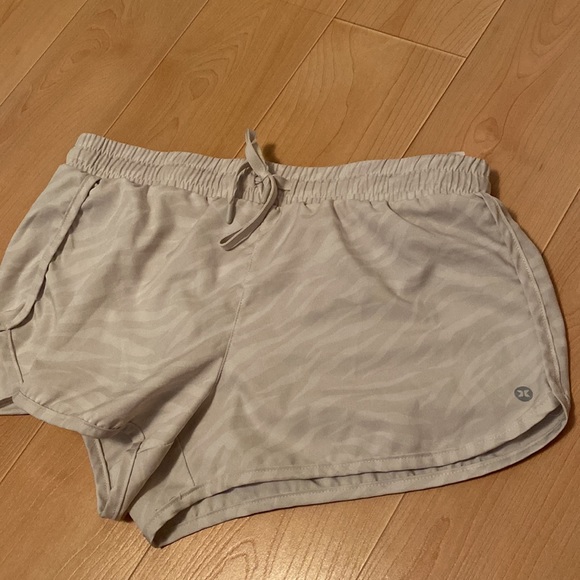 Athletic Shorts Size 8-10 — 3 different brands — white, gray, black shorts - Picture 3 of 4